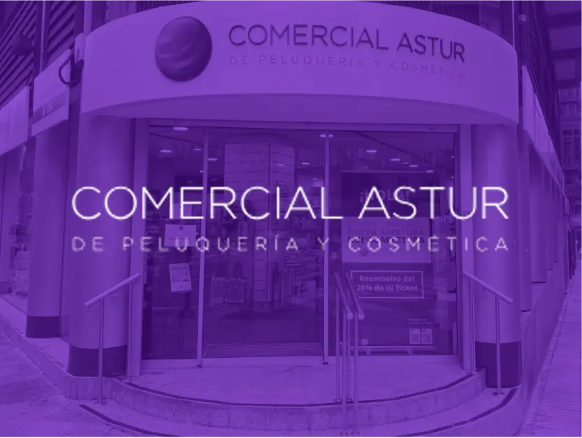 Comercial Astur es una compañía que distribuye y comercializa productos profesionales del sector de peluquería y estética
